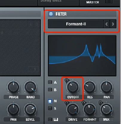 Serum 的 Formant 滤波器与调制旋钮